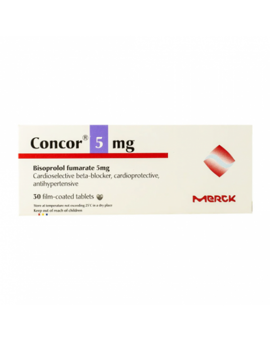 Concor 5 mg Bisoprolol Tablets