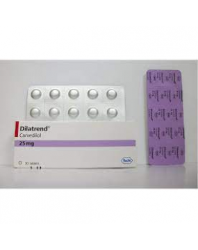 Carvedilol 25 mg Tablets