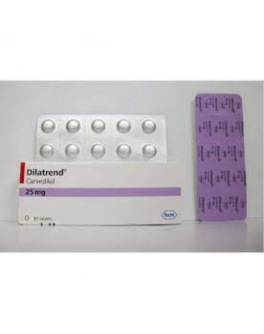 Carvedilol 25 mg Tablets