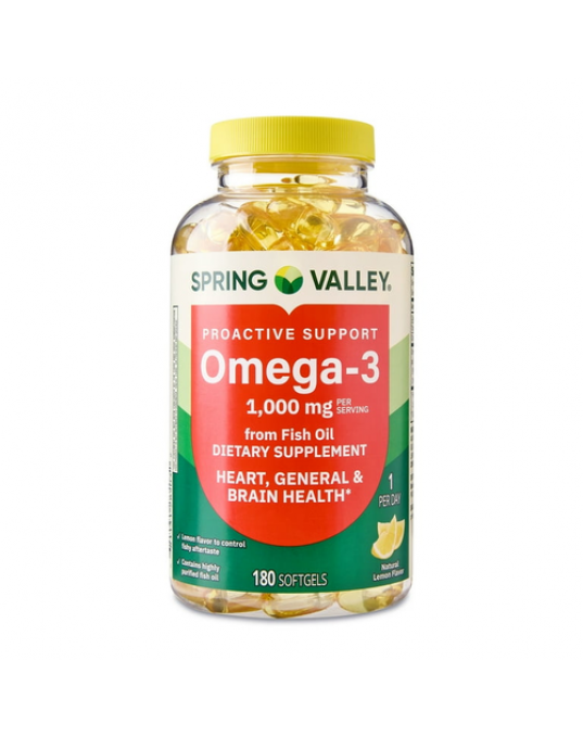Omega-3 Fish Oil 1000 mg 60 caps