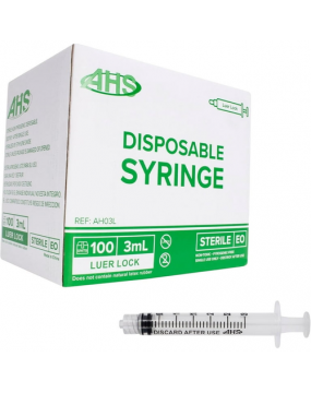 Disposable Syringe 3 ml (Box of 100)