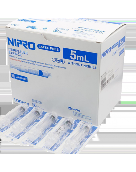 Disposable Syringe 5 ml (Box of 100)